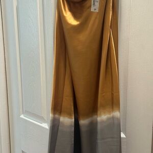 Forever 21 Strapless Dress in Gold and Gray Ombre